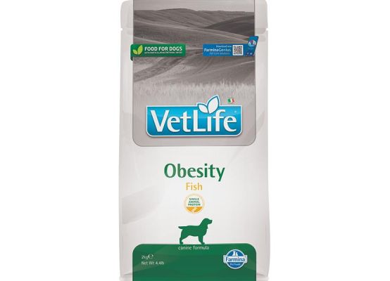 Vet Life Natural Canine Dry Obesity Fish Adult 2 kg
