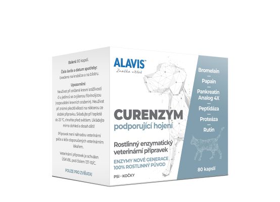 Alavis Enzymoterapie-Curenzym pro psy a kočky 80cps
