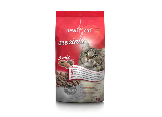 Bewi Cat Crocinis (3-Mix) 1 kg