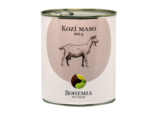 BOHEMIA Kozí maso ve vlastní šťávě 800g