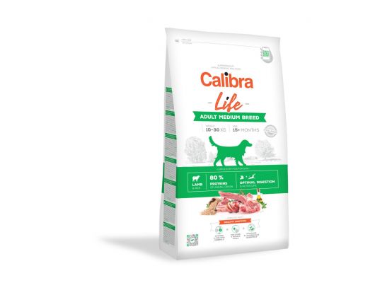 Calibra Dog Life Adult Medium Breed Lamb 2,5kg