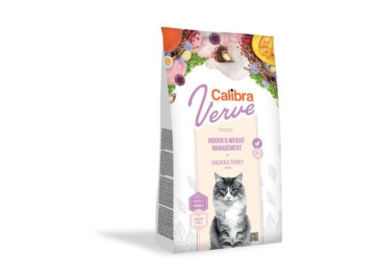Calibra Cat Verve GF Indoor & Weight Chicken 750g