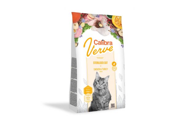 Calibra Cat Verve GF Sterilised Chicken & Turkey 750g