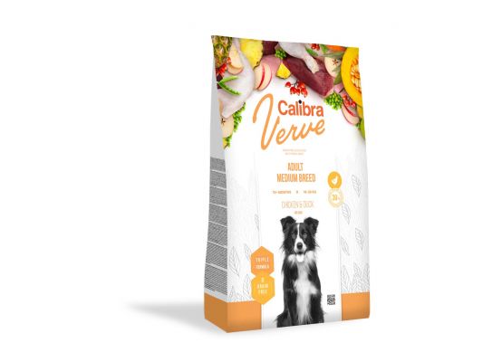 Calibra Dog Verve GF Adult Medium Chicken & Duck 12kg
