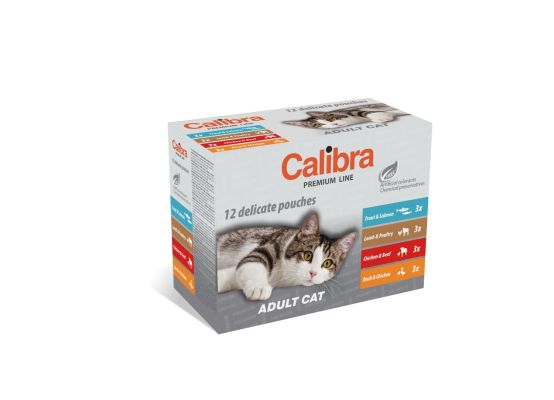 Calibra Cat kapsa Premium Adult multipack 12x100g