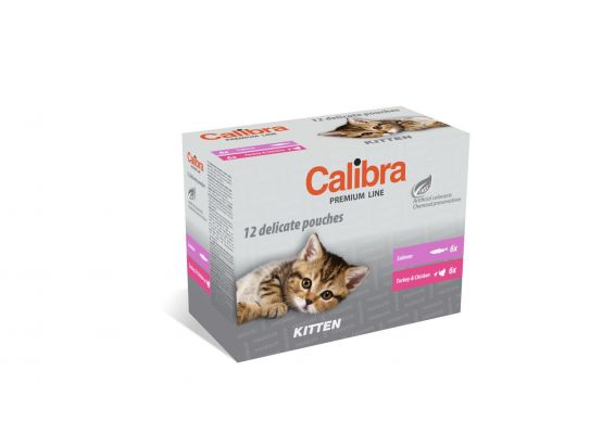Calibra Cat kapsa Premium Kitten multipack 12x100g