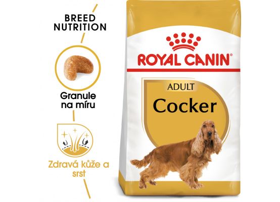 Royal Canin Cocker Adult granule pro dospělého kokršpaněla 3 Kg