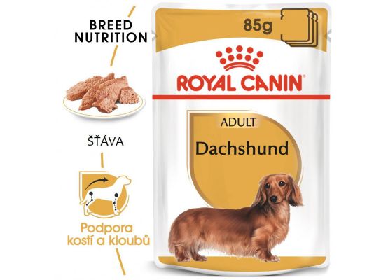 Royal Canin Adult Dashund, kapsička pro jezevčíky 12 x 85 g