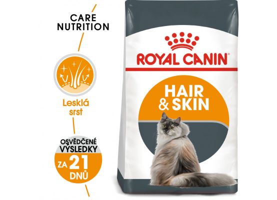 Royal Canin Hair and Skin Care granule pro kočky pro zdravou srst a kůži 4 Kg
