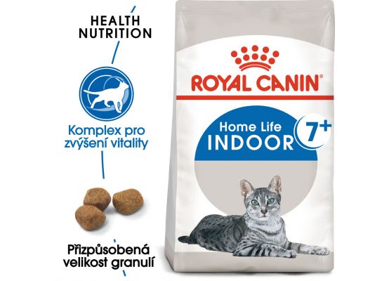 Royal Canin Indoor 7+ granule pro stárnoucí kočky žijící uvnitř 1.5 Kg