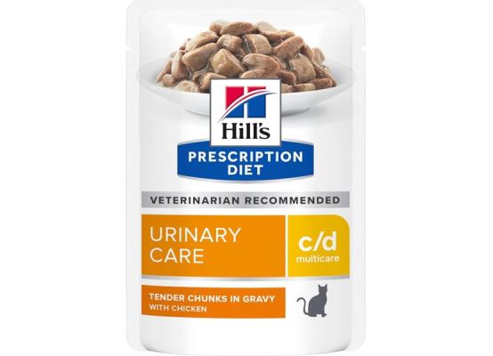 Hill's Fel. PD C/D MultiCare Chicken kapsa 12x85 g