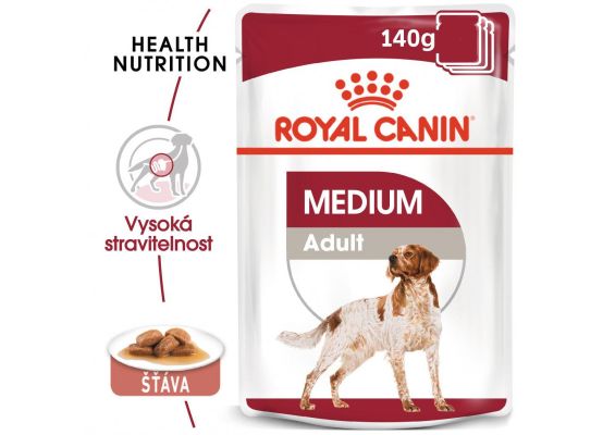 Royal Canin Medium Adult kapsička pro dospělé střední psy 140 g
