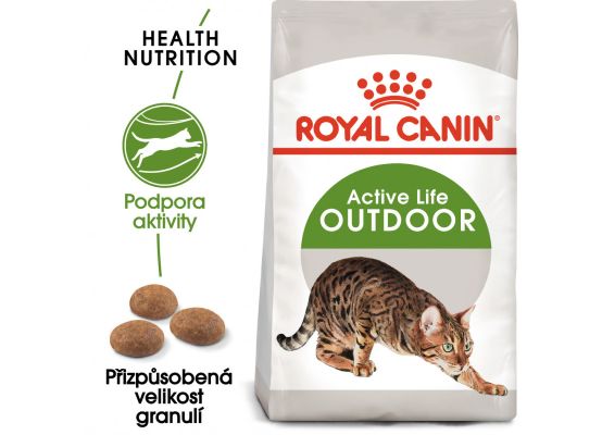 Royal Canin Outdoor granule pro kočky s častým pohybem venku 10 Kg
