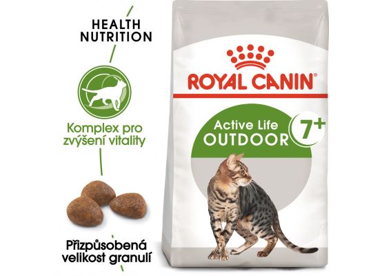 Royal Canin Outdoor 7+ granule pro stárnoucí kočky s častým pohybem venku 2 Kg