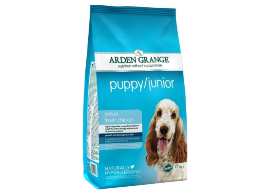 Arden Grange Puppy/Junior rich in fresh Chicken 12 kg