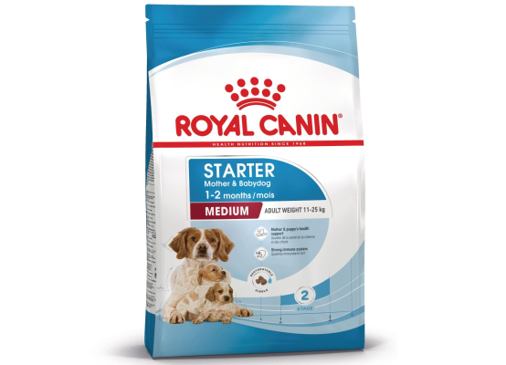 Royal Canin Medium Starter Mother&Babydog granule pro březí nebo kojící feny a štěňata 1 Kg