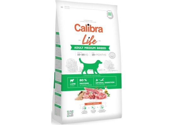 Calibra Dog Life Adult Medium Breed Lamb 2,5kg