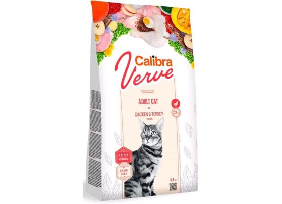 Calibra Cat Verve GF Adult Chicken&Turkey 3,5kg