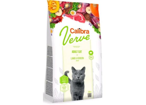 Calibra Cat Verve GF Adult Lamb & Venison 8+ 3,5kg