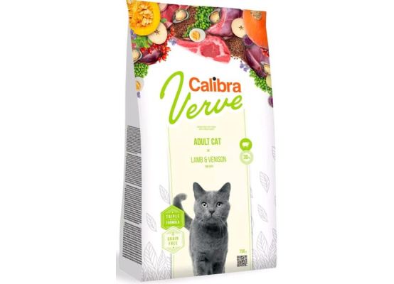 Calibra Cat Verve GF Adult Lamb & Venison 8+ 750g