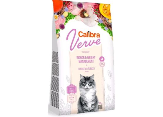 Calibra Cat Verve GF Indoor & Weight Chicken 3,5kg