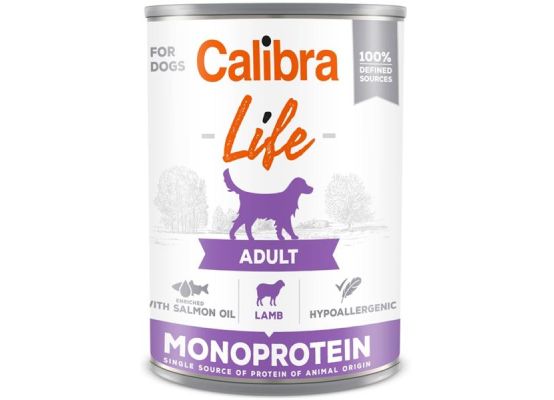 Calibra Dog Life konz. Adult Lamb 400g