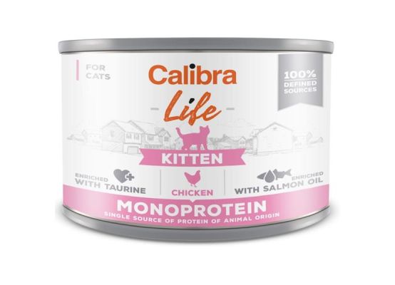 Calibra Cat Life konz. Kitten Chicken 200g