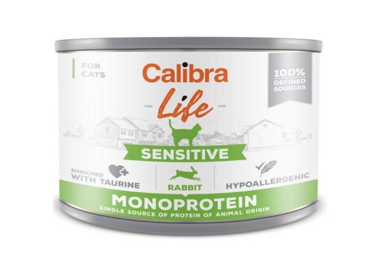 Calibra Cat Life konz. Sensitive Rabbit 200g