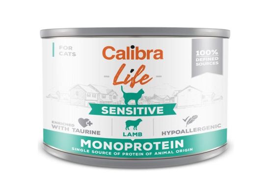 Calibra Cat Life konz. Sensitive Lamb 200g