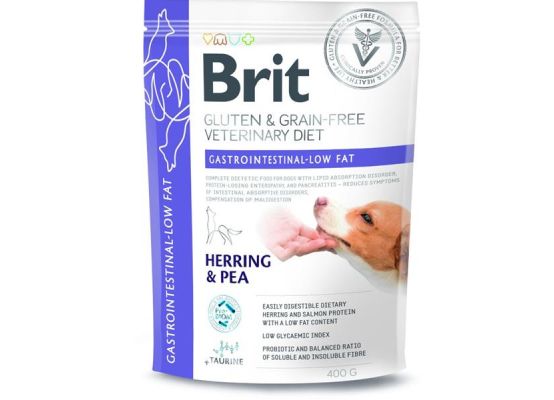 Brit GF Veterinary Diets Dog Gastrointestinal-Low fat 400 g