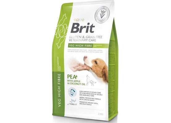 Brit GF Veterinary Diets Dog Veg High Fibre 2 kg