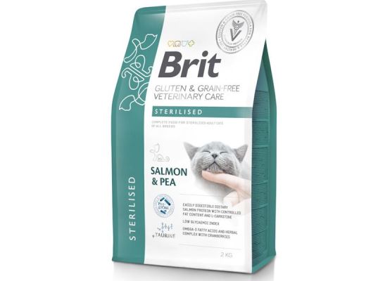 Brit GF Veterinary Care Cat Sterilised 2kg