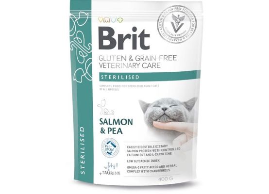 Brit GF Veterinary Care Cat Sterilised 400 g