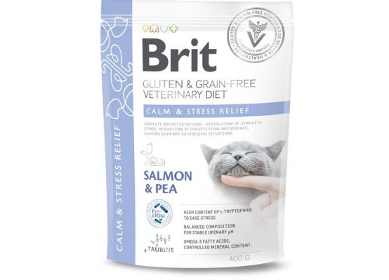 Brit GF Veterinary Diets Cat Calm & Stress Relief 400 g