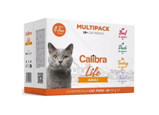 Calibra Cat Life kapsa Adult Multipack 12x85g