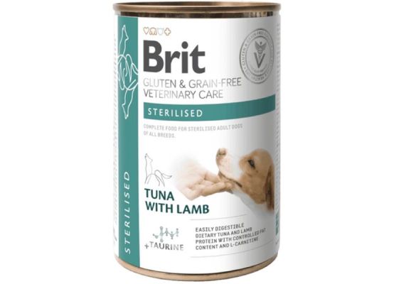 Brit Veterinary Care Dog Can Gluten&Grain free Sterilised 400 g