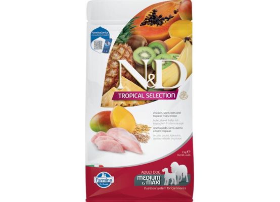N&D TROPICAL SELECTION DOG Adult M/L Chicken 2kg