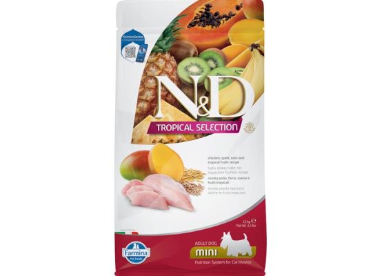 N&D TROPICAL SELECTION DOG Adult Mini Chicken 1,5kg