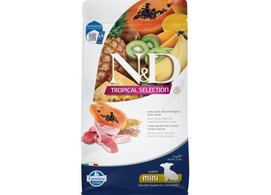 N&D TROPICAL SELECTION DOG Puppy Mini Lamb 1,5kg