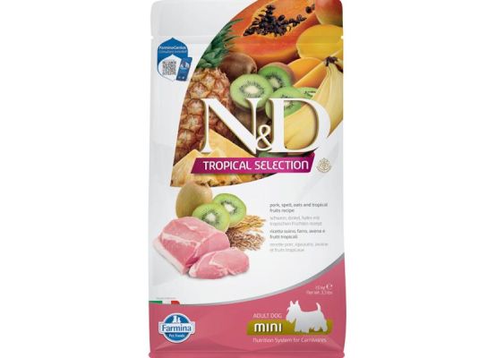 N&D TROPICAL SELECTION DOG Adult Mini Pork 1,5kg