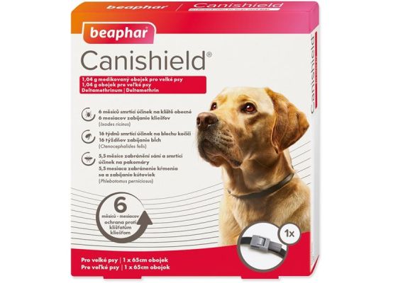 Beaphar Obojek antipar. pes Canishield 65cm 1ks