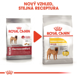 Royal Canin Medium Dermacomfort granule pro dospělé psy středních plemen s citlivou kůží - 12 kg