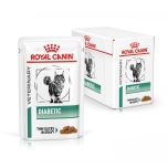 Royal Canin Veterinary Health Nutrition Cat Diabetic Pouch 12x 85 g