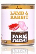 Farm Fresh Dog Lamb&Rabbit konzerva 800g