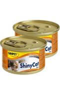 Gimpet kočka konz. ShinyCat kuře+papája 2x70g