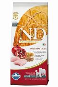 N&D LG DOG Light M/L Chicken & Pomegranate 12 kg