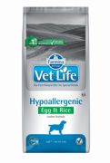 Vet Life Natural DOG Hypo Egg & Rice 2 kg