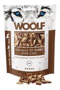 WOOLF pochoutka rabbit and Cod Triangle 100g