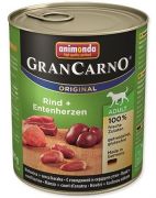 Animonda GranCarno dog konz.- hovězí, kachní srdce 800 g