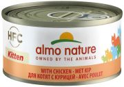 Almo Nature cat konz. Natural Kitten - kuře 70g